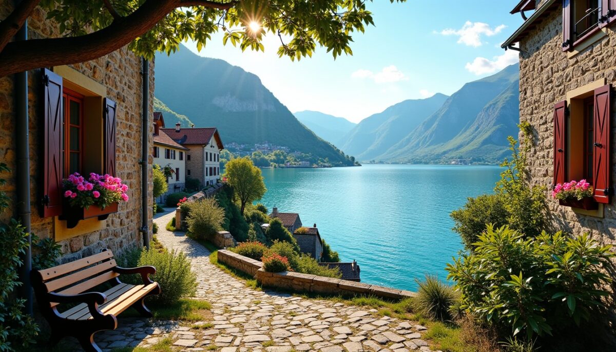 Exploration des villages pittoresques qui entourent le lac de Serre-Ponçon