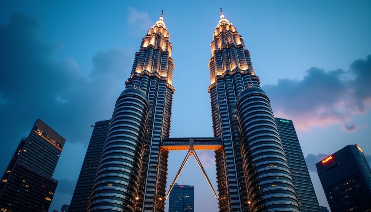 Les tours Petronas dévoilées : hauteur précise, nombre d'étages et secrets du célèbre skybridge Les tours Petronas dévoilées : hauteur précise, nombre d'étages et secrets du célèbre skybridge